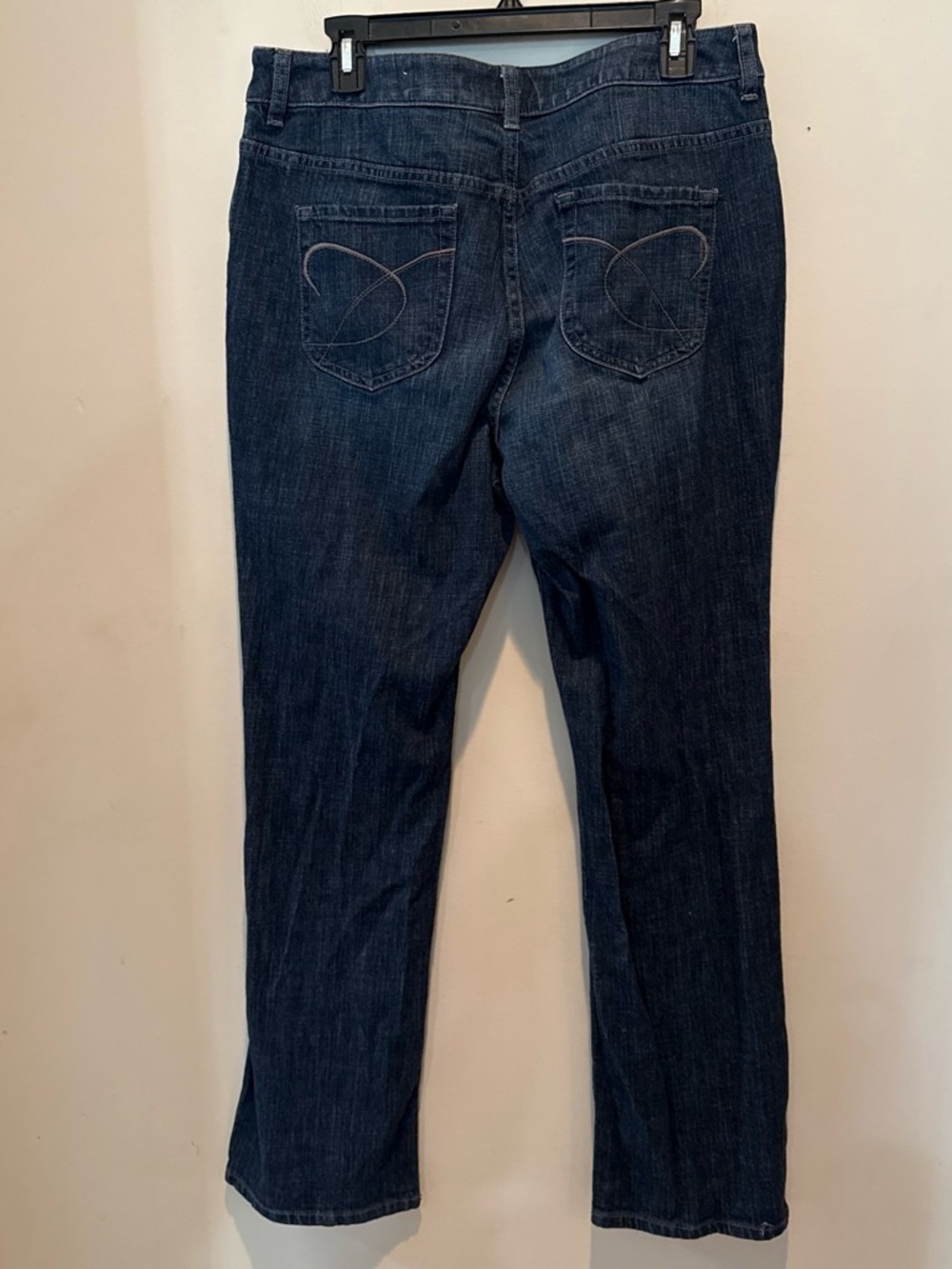 Chico's Dark Indigo Straight-Leg Women’s Jeans - Picture 2 of 3